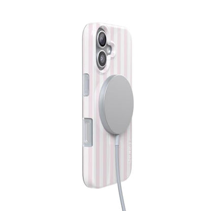 Casely iPhone 17 Case: Pink Stripes Sunday Best – Packaging
