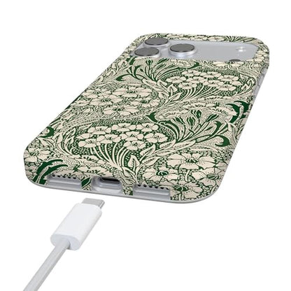 Casely iPhone 17 Pro Case: Mystic Meadow Green Gardens – Packaging