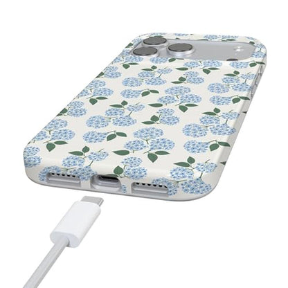Casely iPhone 17 Pro Case: Nantucket Cottage Blue Hydrangea – Packaging
