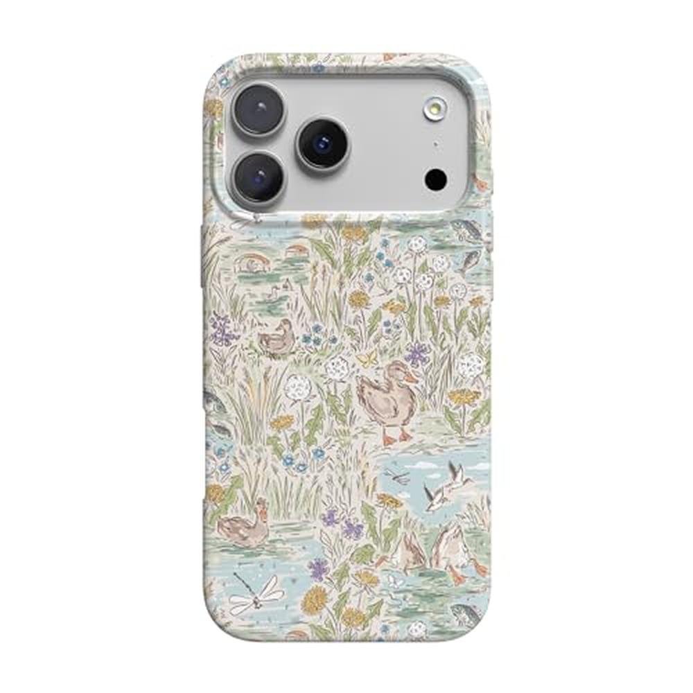 Casely iPhone 17 Pro Case: The Waddle Path Duck Pond – Front View