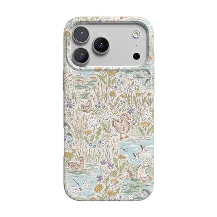 Casely iPhone 17 Pro Case: The Waddle Path Duck Pond – Front View