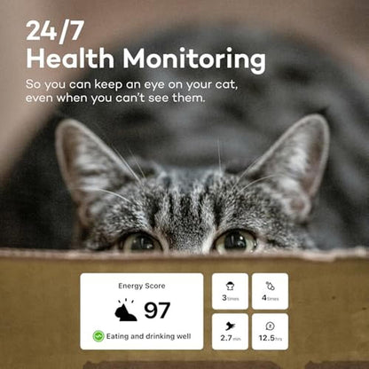 Catlog Health Tracker for Cats – Side View