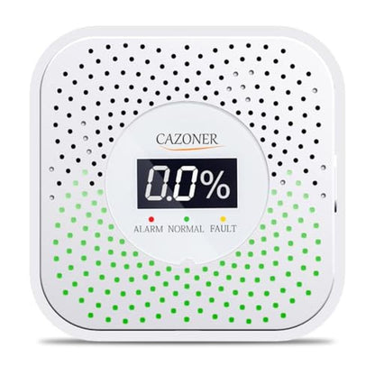 Gas Cazoner: CAZONER Natural Gas Detector 10-Year Lifespan – Front View
