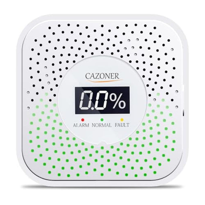 Gas Cazoner: CAZONER Natural Gas Detector 10-Year Lifespan – Front View