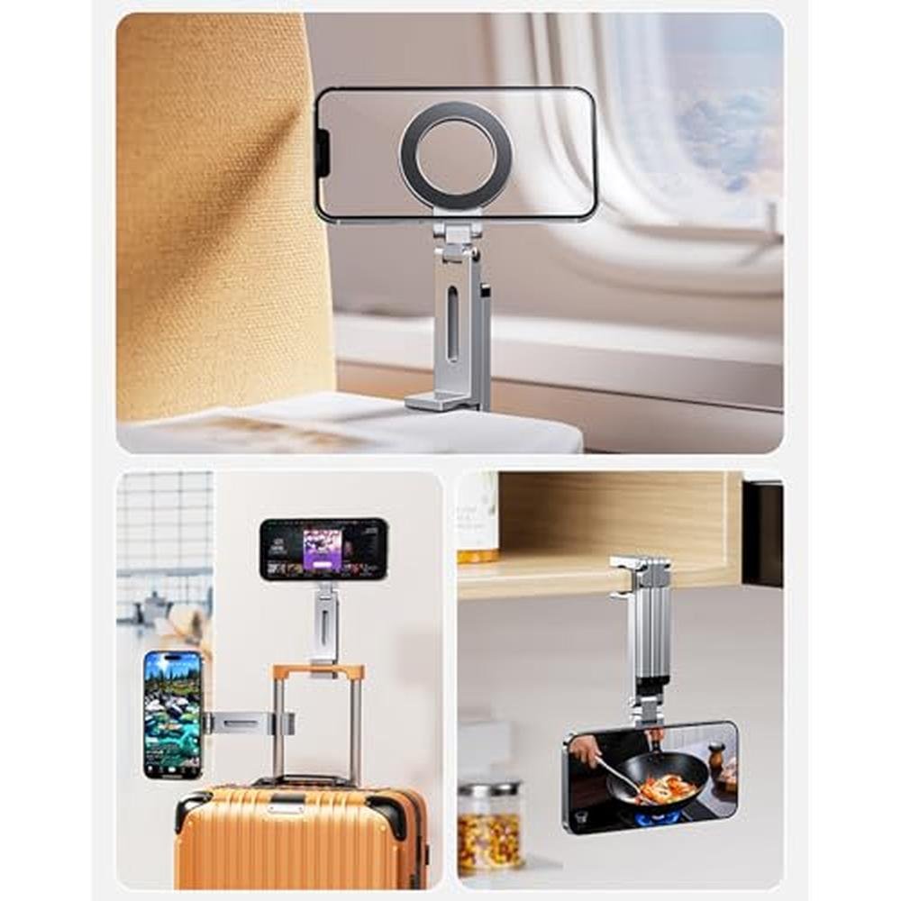 Magnetic Tripod: CBDYWVR Aluminium Mini Magnetic Phone – Side View