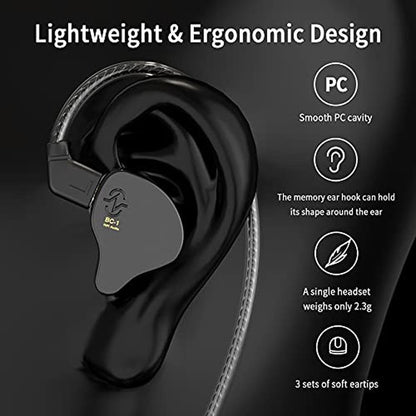 Gaming Earbuds: CCZ Melody In-Ear Earphones Wired Gaming – In Use
