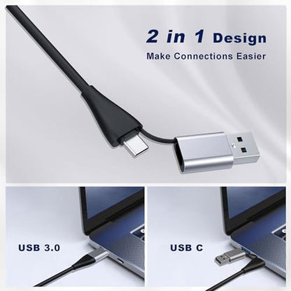 CFast Reader: CFast 2.0 Card Reader 5-in-1 USB C USB 3.0 – Packaging
