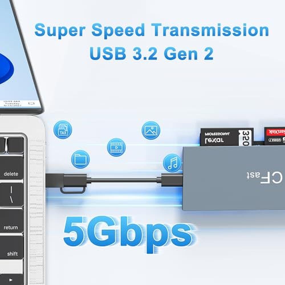 CFast Reader: USB C CFast 2.0 Card Reader – In Use