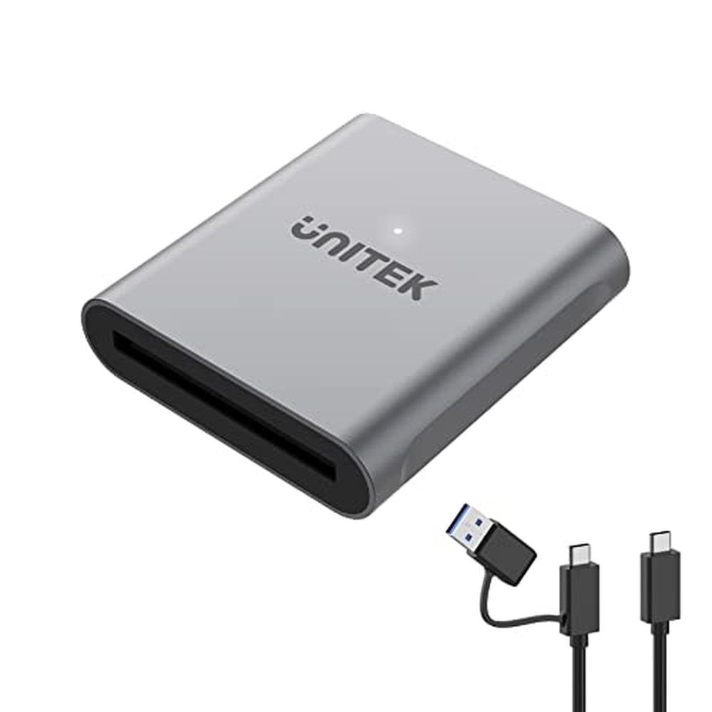 CFast Reader: Unitek USB 3.0 USB-C CFast 2.0 Card Reader – Front View