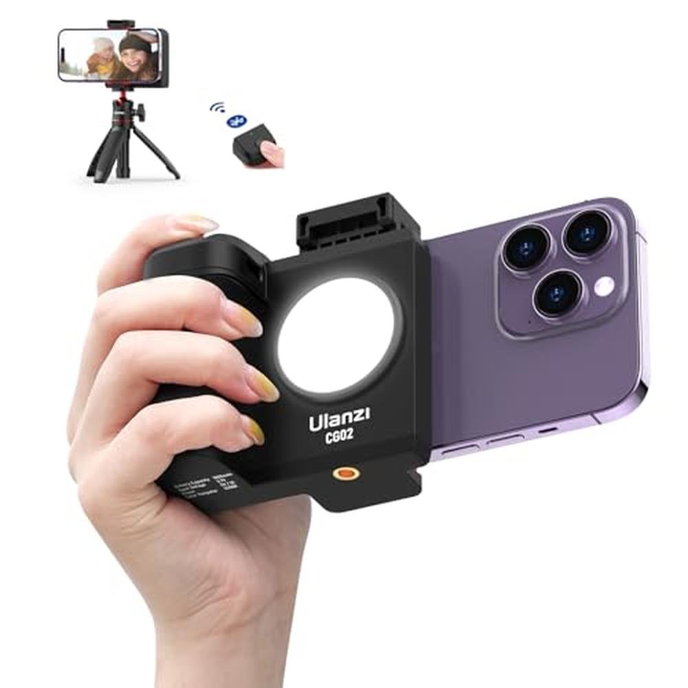 Grip Handheld: Ulanzi CG-02 Smartphone Camera Grip – Front View