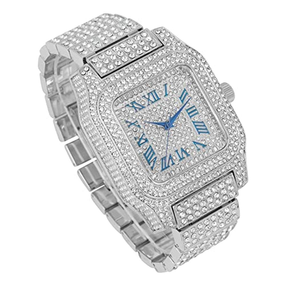 Charles Raymond: Bling-ed Out Biggie Square Iced Watch – Packaging