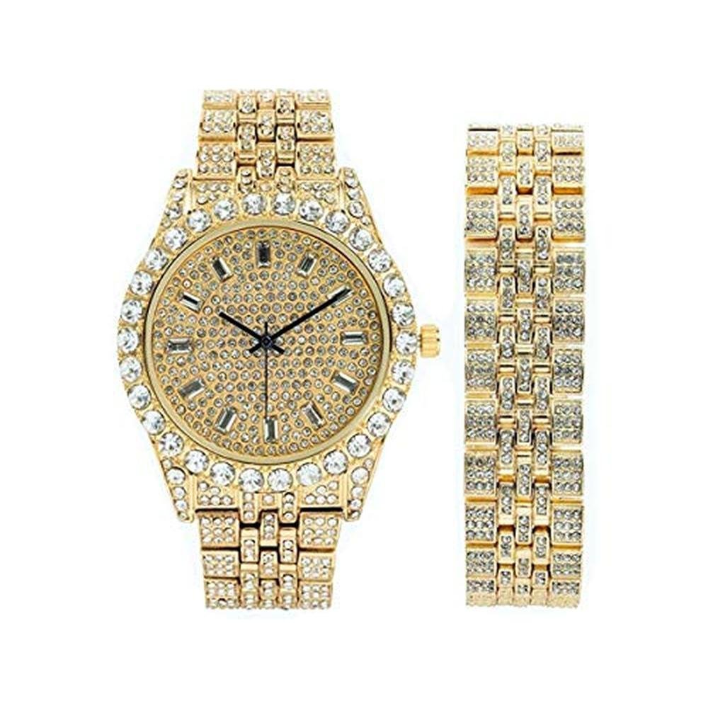 Charles Raymond: Charles Raymond ST10226B Gold Watch – Front View