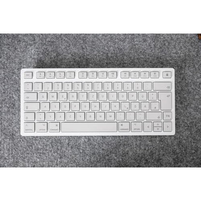 Mac Cherry Keyboard: Cherry KW 7100 Mini BT Compact – Side View