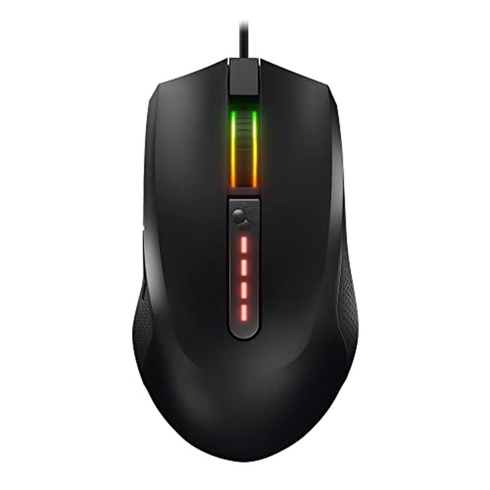 Cherry Wired: Premium Gaming Mouse with RGB Lighting and – Front View