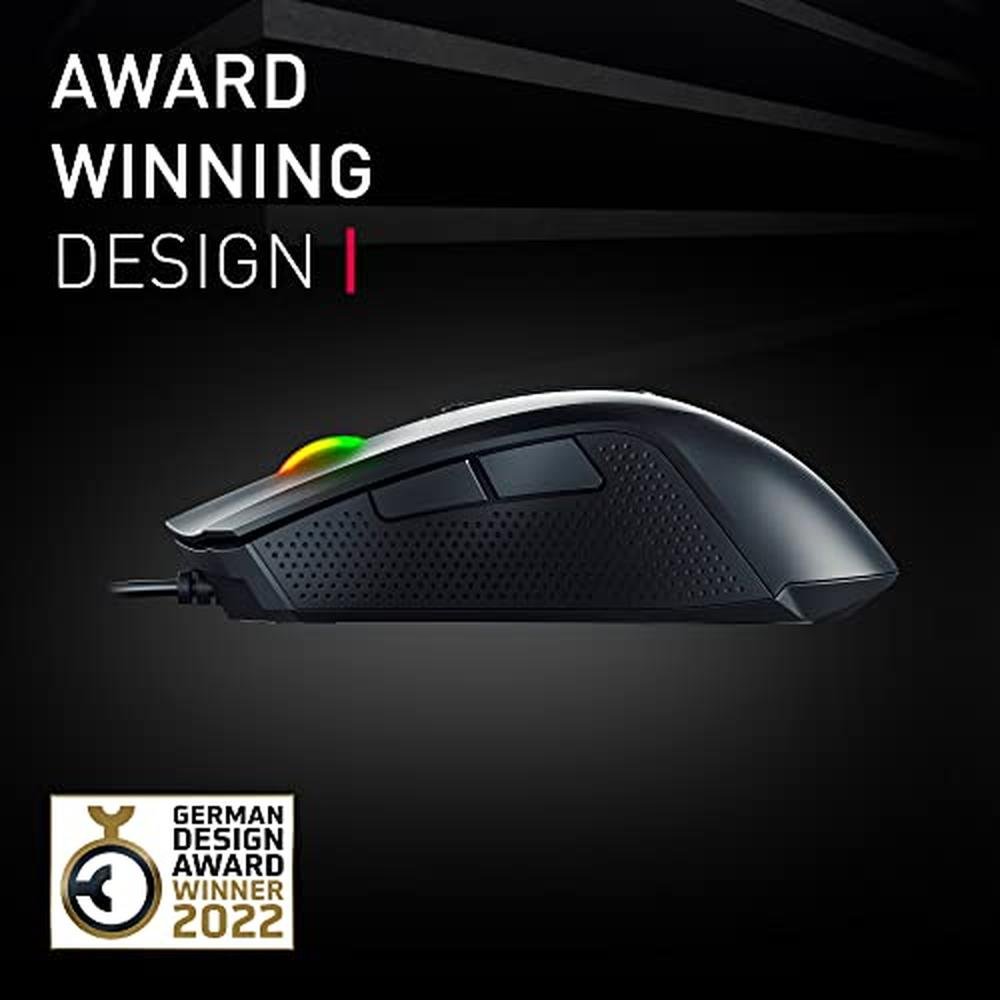 Cherry Wired: Premium Gaming Mouse with RGB Lighting and – Close-up Detail