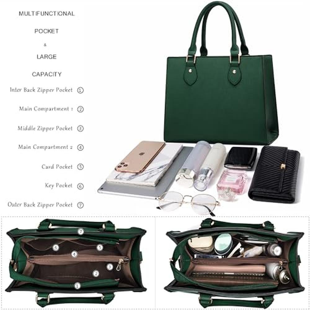 Chicarousal Crossbody: CHICAROUSAL Liz Dark Green PU – Packaging