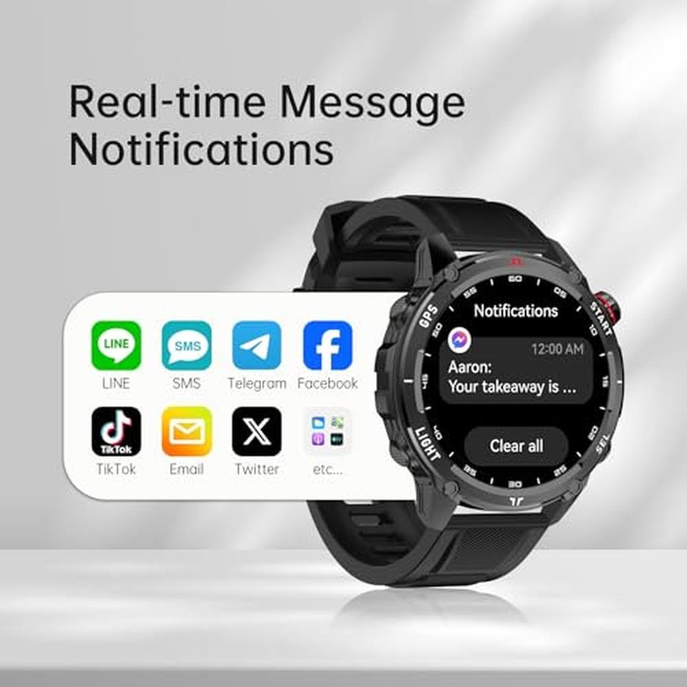 Tracker Monitor: Fitness Tracker Watch with Heart Rate – Close-up Detail