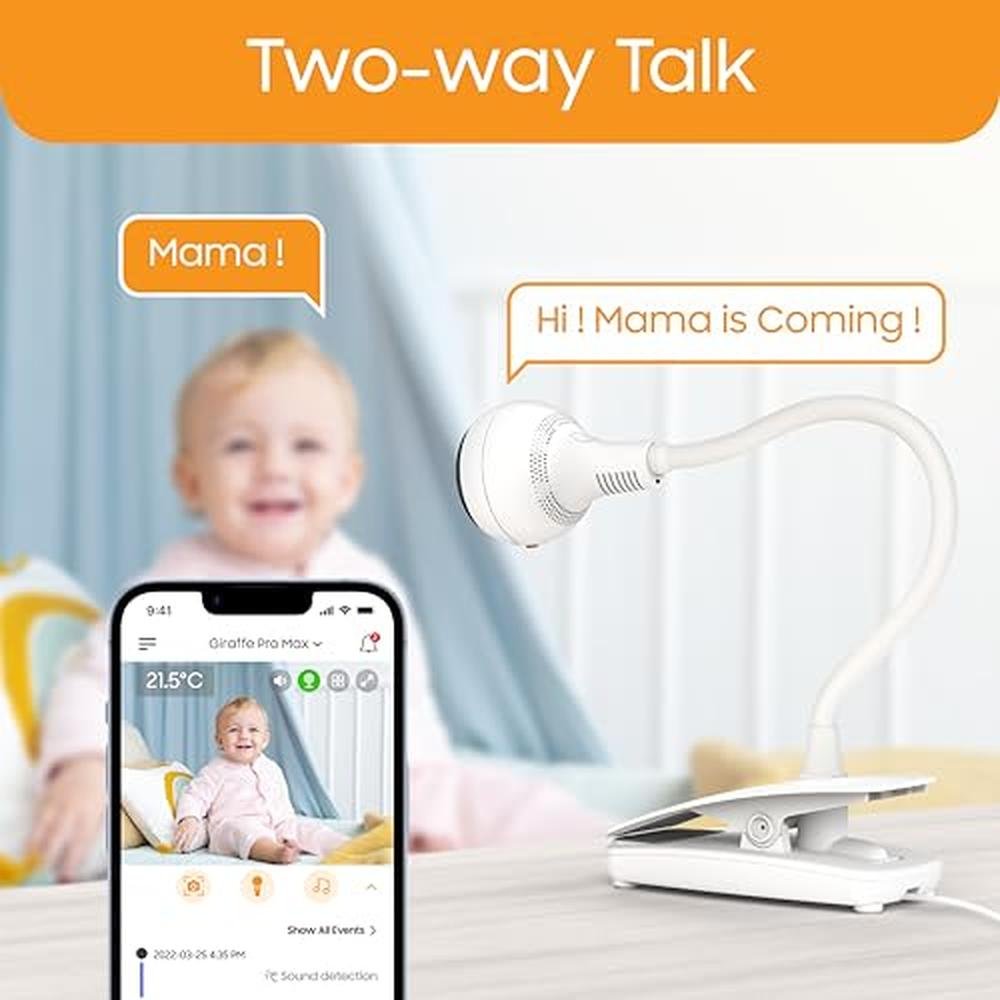 Camera Chillax: CHILLAX Giraffe Pro Max Baby Monitor 1080p – Side View