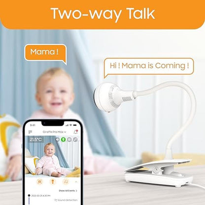 Camera Chillax: CHILLAX Giraffe Pro Max Baby Monitor 1080p – Side View
