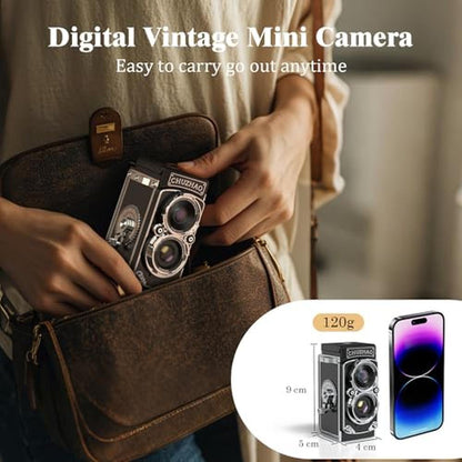 Camera Digital: CHUZHAO Retro Portable Mini Vintage Camera – In Use