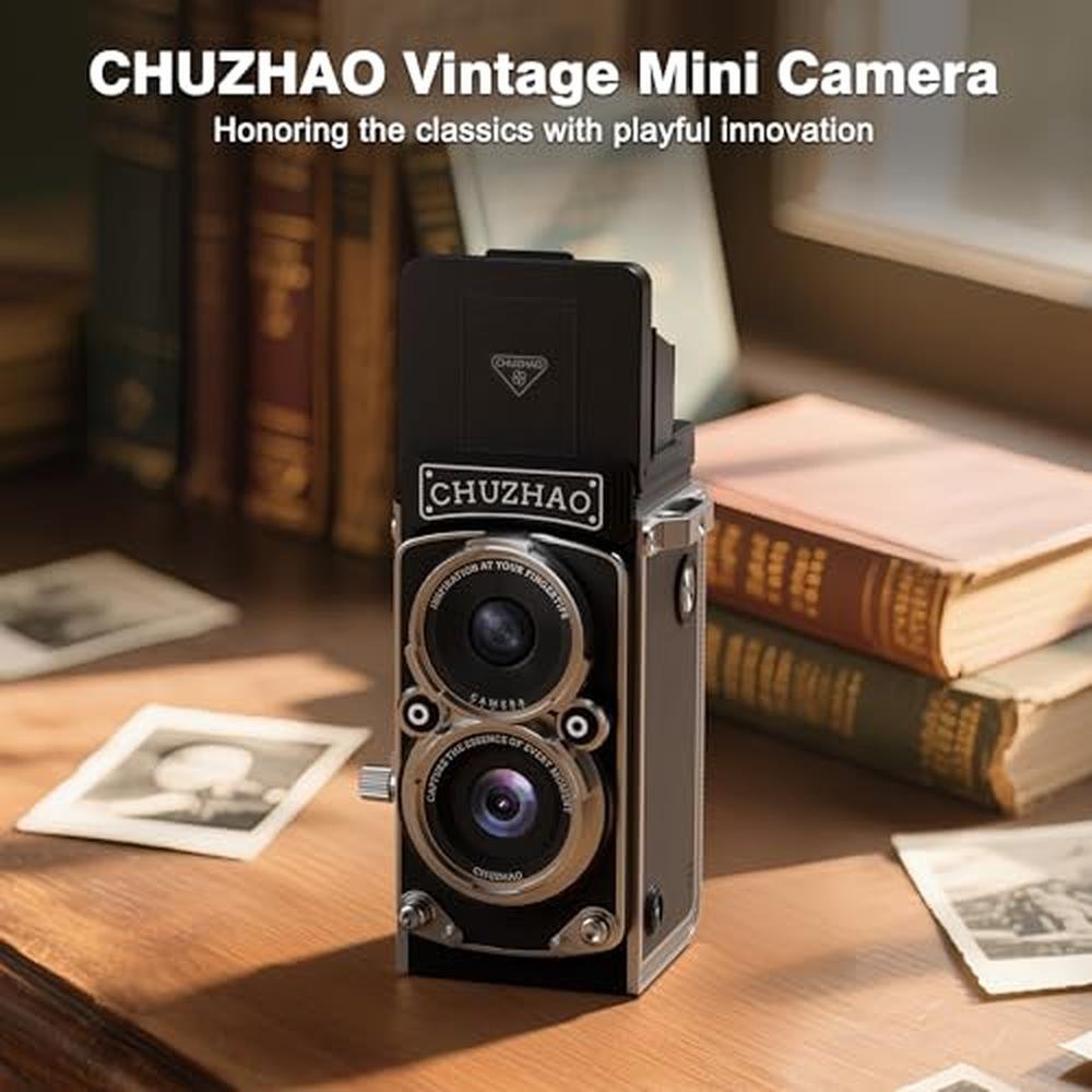 Camera Chuzhao: CHUZHAO Vintage Mini Digital Camera 12MP – Side View