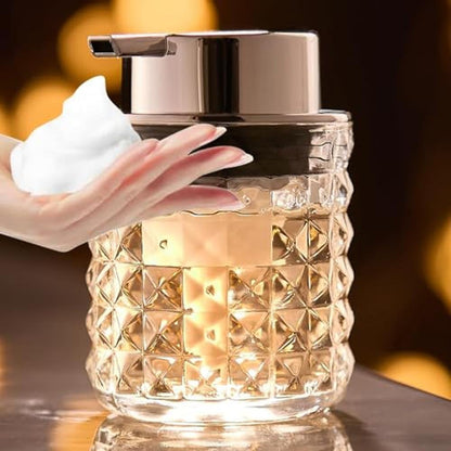 Dispenser Soap: CICUFY Foaming Hand Soap Dispenser Glass – Front View