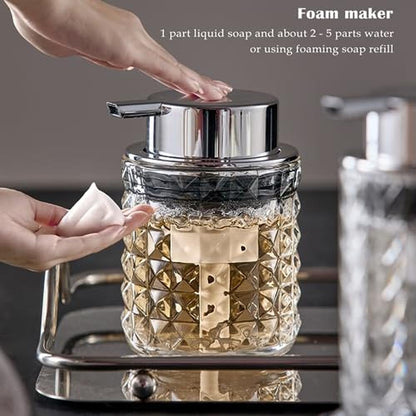 Dispenser Soap: CICUFY Foaming Hand Soap Dispenser Glass – Close-up Detail