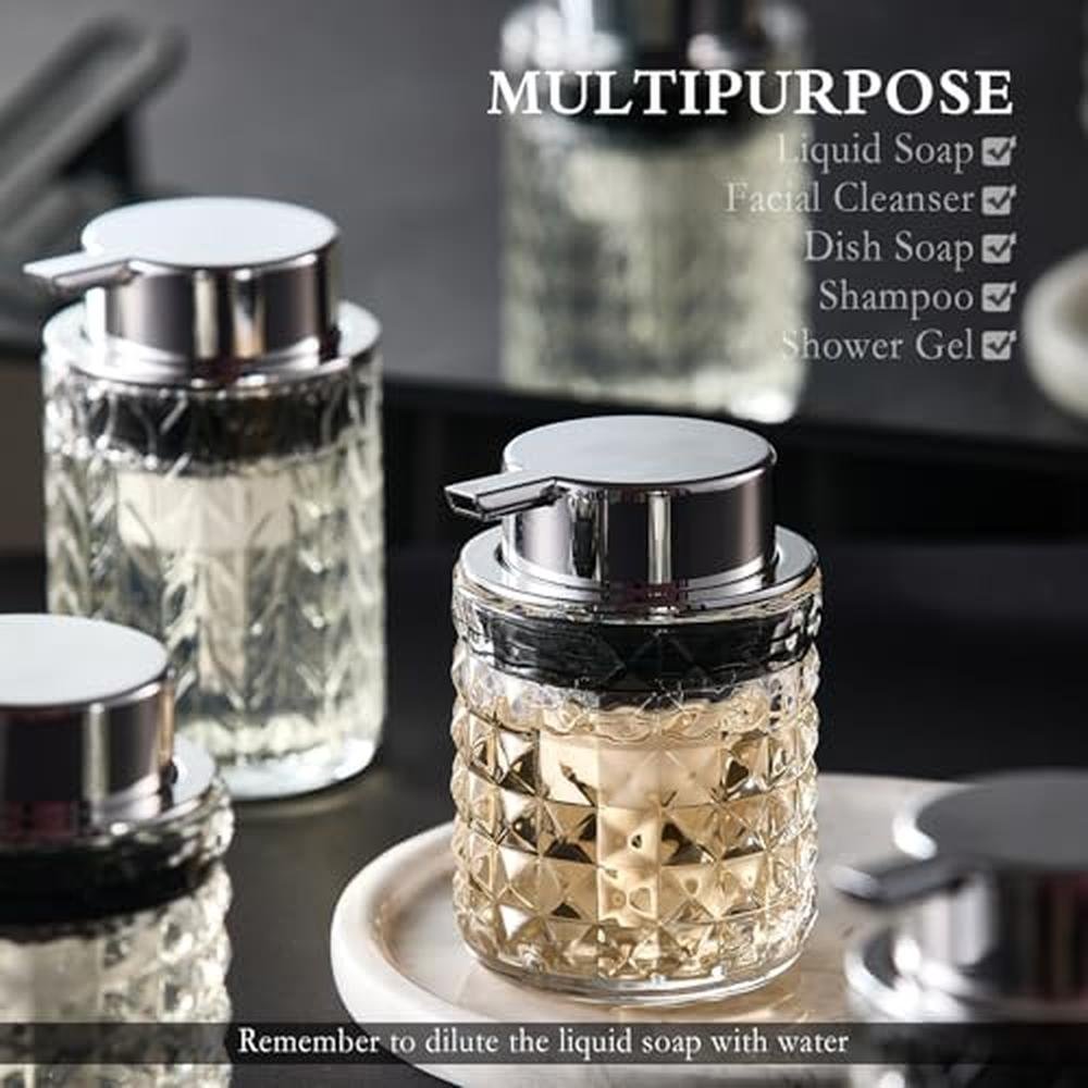Dispenser Soap: CICUFY Foaming Hand Soap Dispenser Glass – In Use