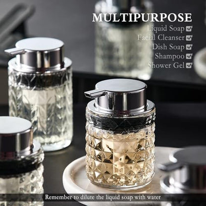 Dispenser Soap: CICUFY Foaming Hand Soap Dispenser Glass – In Use
