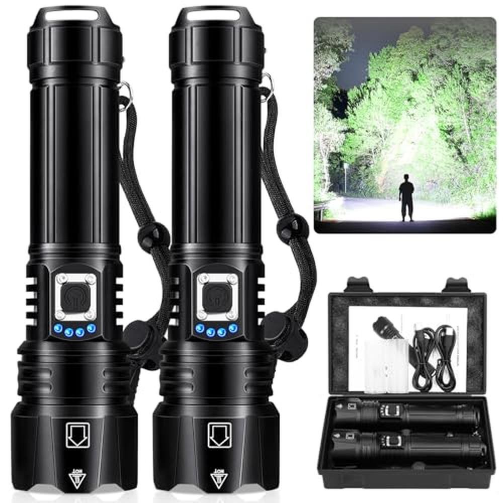Flashlights Lumens: Cinlinso Flashlights High Lumens – Front View