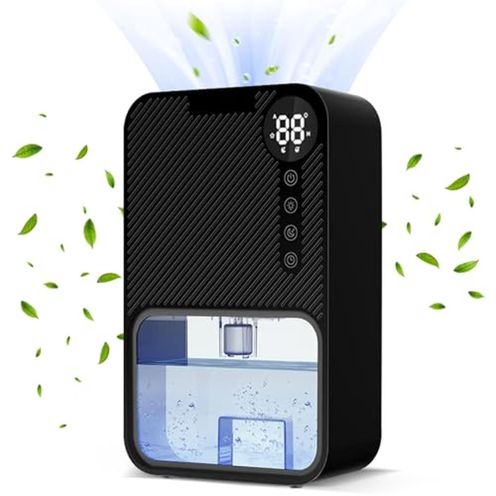 CJC Dehumidifiers: Premium 40oz Water Tank with Digital – Front View