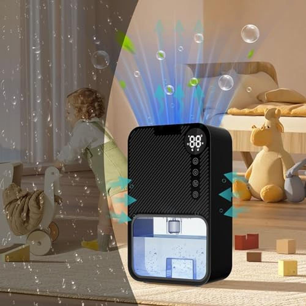 CJC Dehumidifiers: Premium 40oz Water Tank with Digital – Close-up Detail