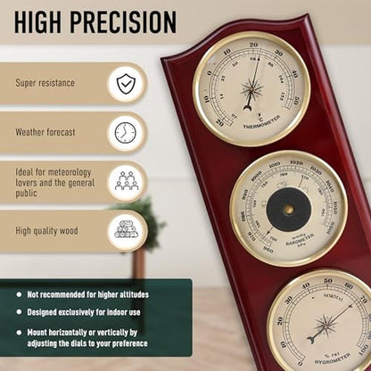 Weather Home: Classic Analog Weather Station – Close-up Detail