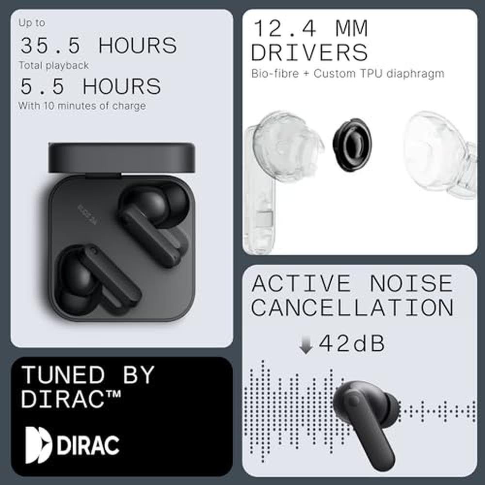 Buds CMF 2A Wireless Earbuds: Active Noise Cancelling 42db – In Use