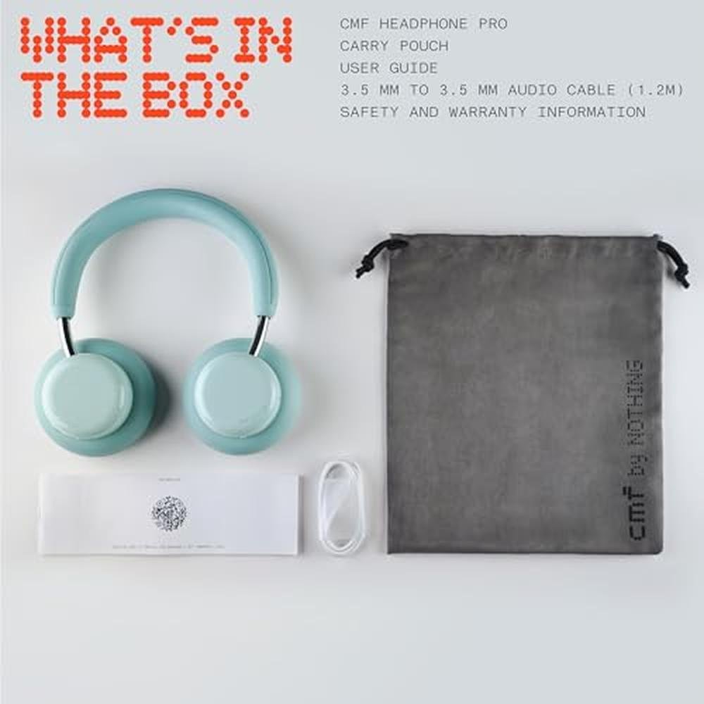CMF Nothing Headphone Pro: Active Noise Canceling Wireless – In Use