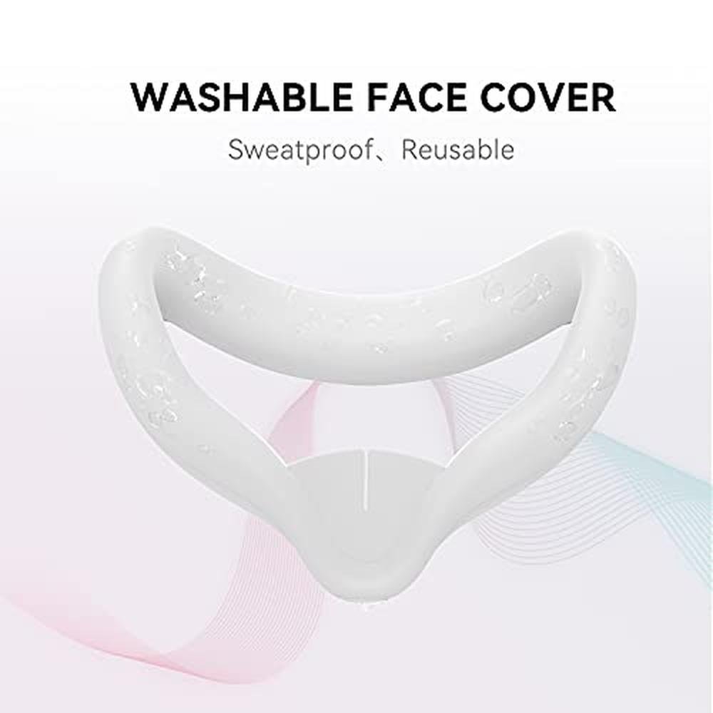 Face Quest: CNBE Young VR Face Cover Compatible with Quest 2 – In Use