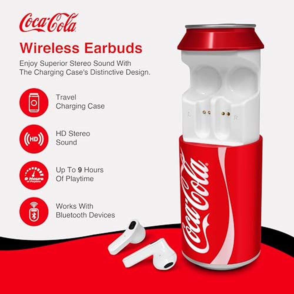 Coca Cola Can Shaped Wireless Earbuds – Side View