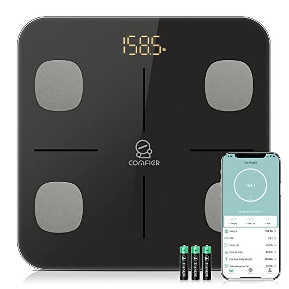 Body Fat Scale: Comfier Smart Digital Bathroom Scale – Front View