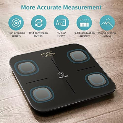Body Fat Scale: Comfier Smart Digital Bathroom Scale – Close-up Detail