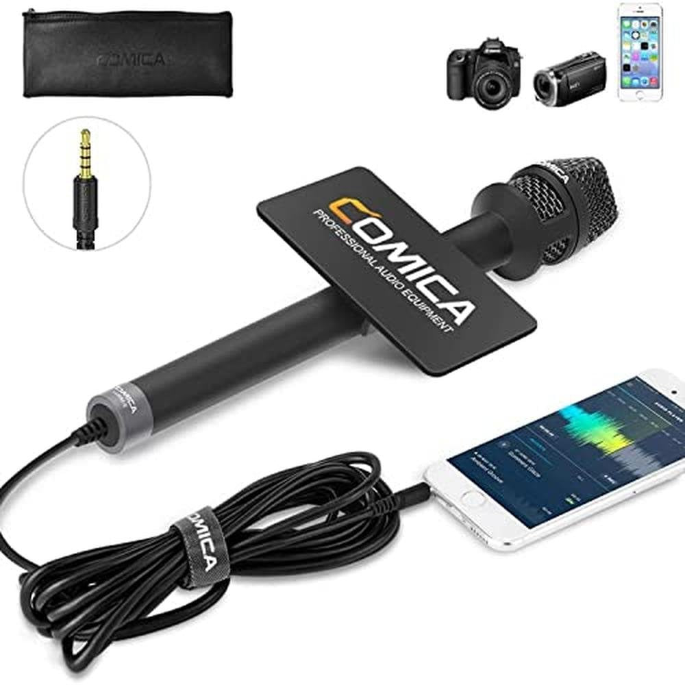 Interview Comica: COMICA HRM-S Handheld Microphone – Front View