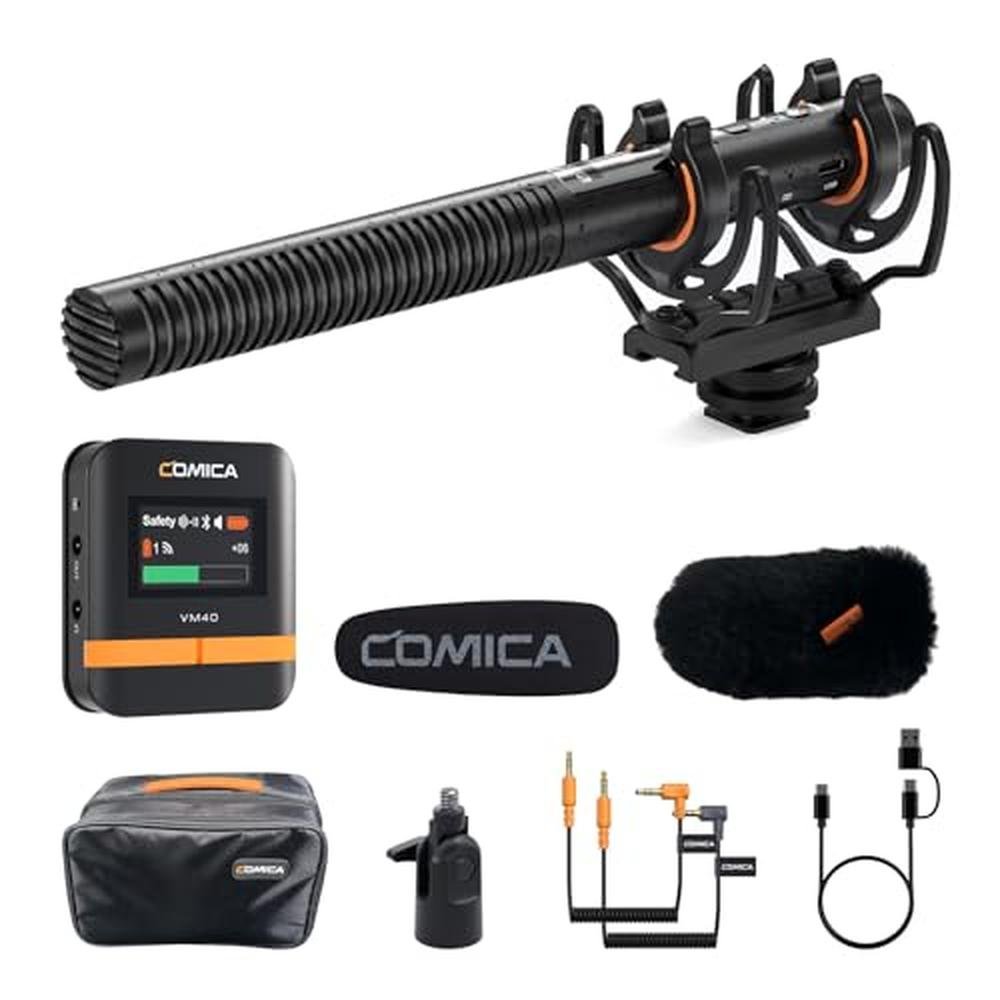COMICA VM40 Shotgun Microphone – Front View