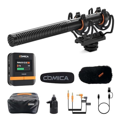 COMICA VM40 Shotgun Microphone – Front View