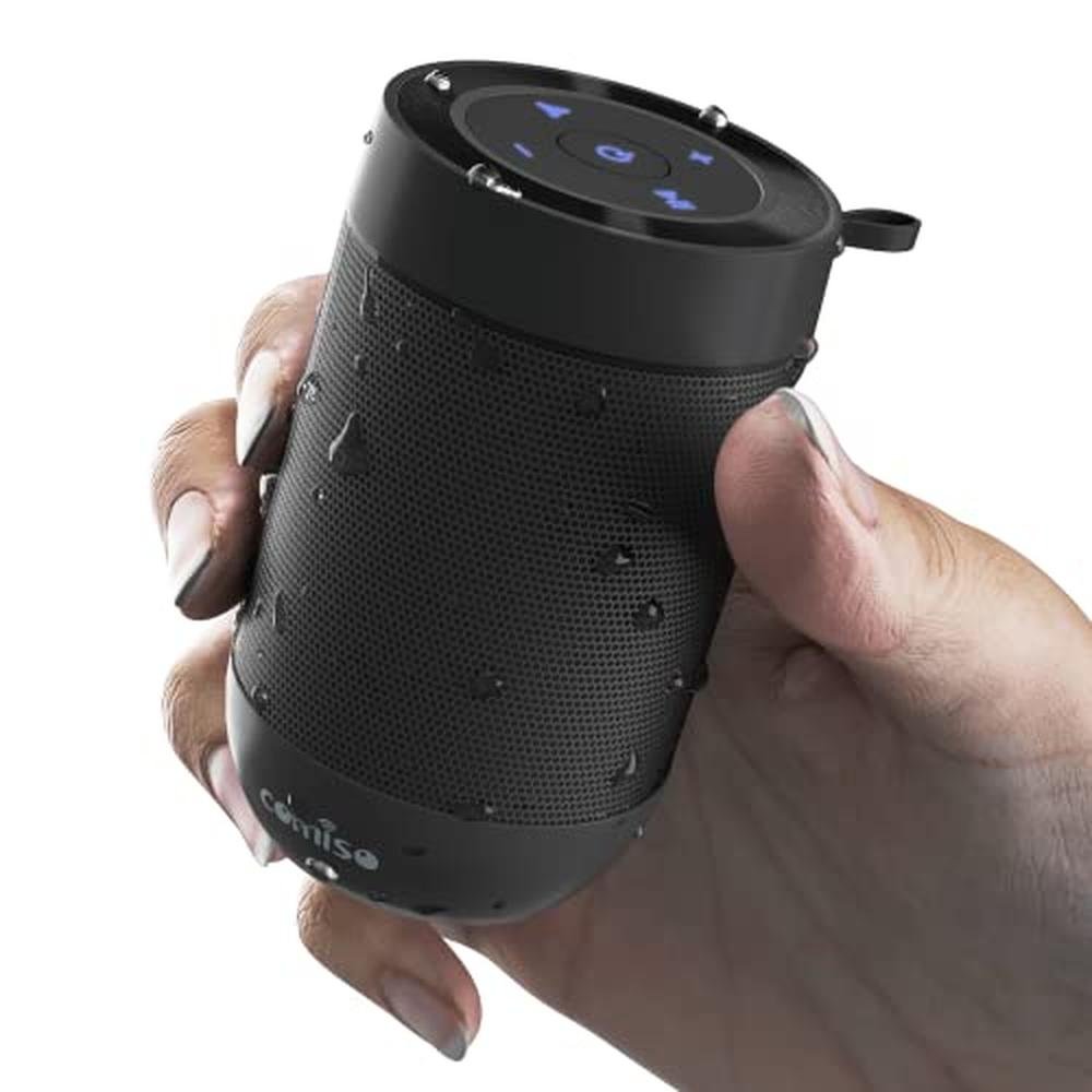 Bluetooth Speaker: Comiso X26M Portable Waterproof Speaker – Front View