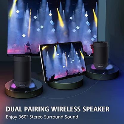 Bluetooth Speaker: Comiso X26M Portable Waterproof Speaker – Side View