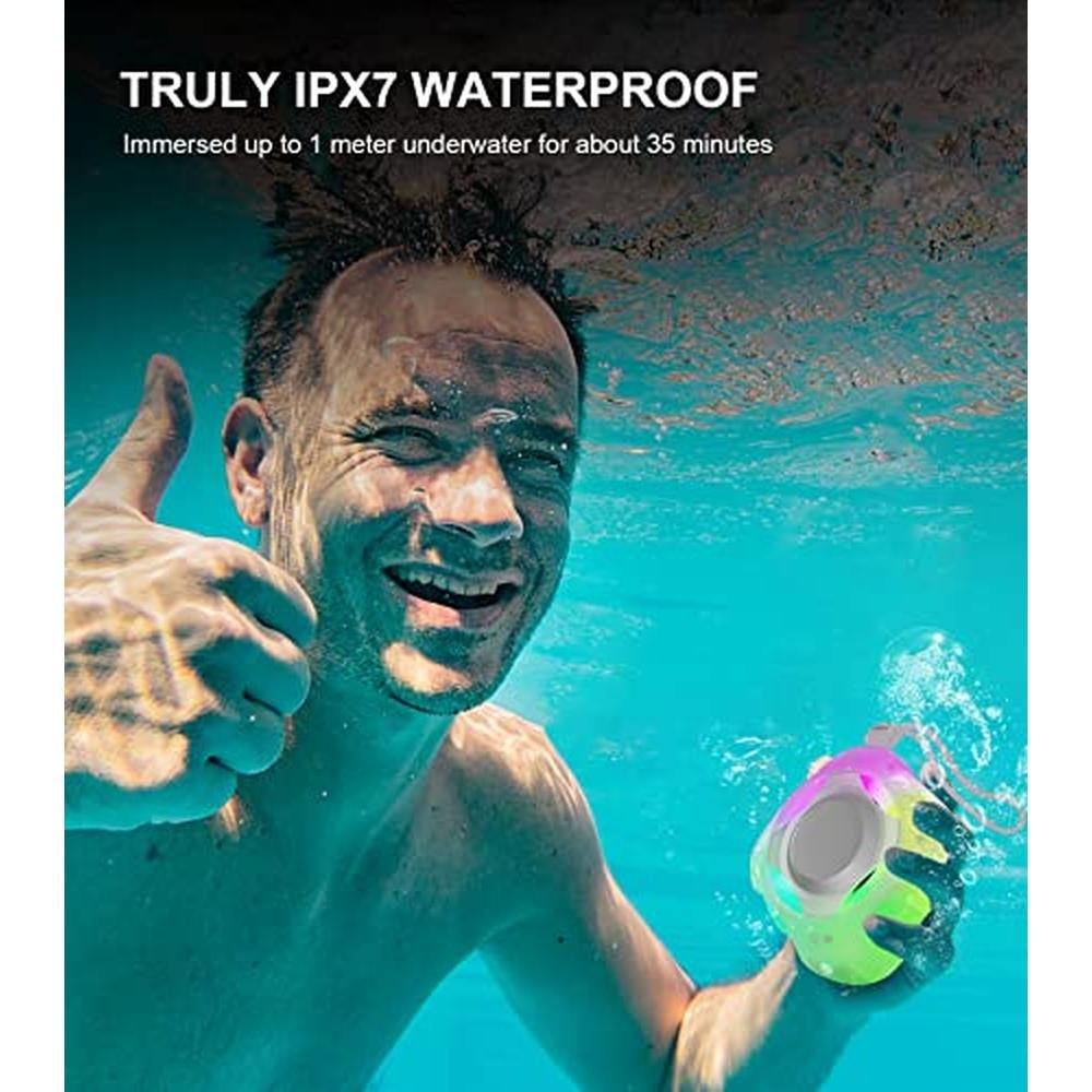 Shower Bluetooth Speaker: Comiso Waterproof IPX7 Floating – In Use