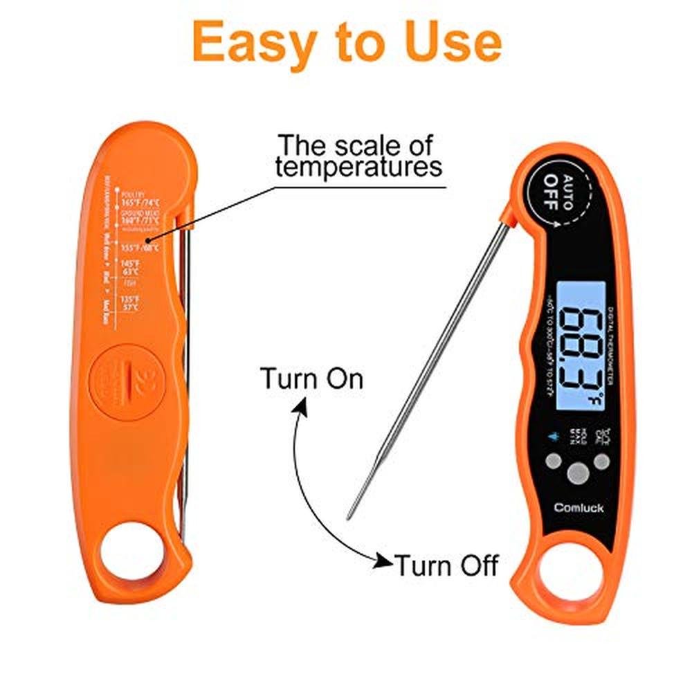 Thermometer Comluck: Comluck CA001 Instant Read Digital – Close-up Detail