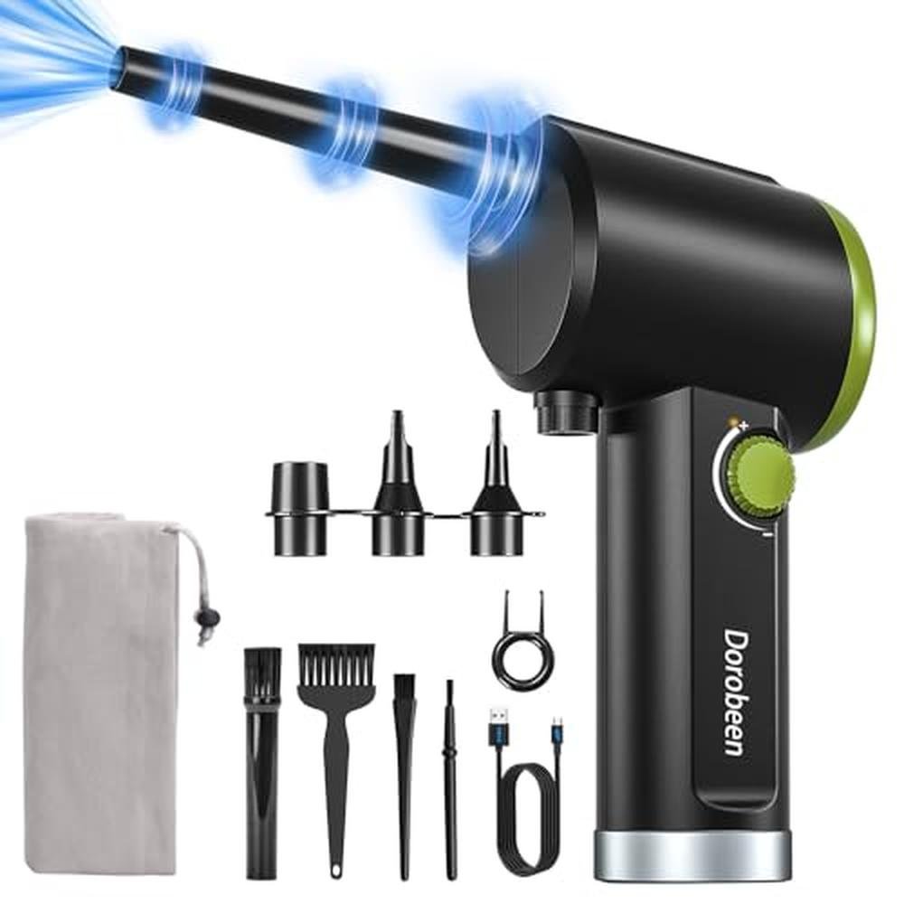 Air Duster: DOROBEEN Cordless Handheld Air Blower – Front View