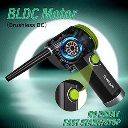 Air Duster: DOROBEEN Cordless Handheld Air Blower – In Use