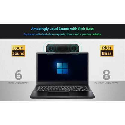 Computer Speakers: Premium High-End Desktop PC Monitor – Close-up Detail