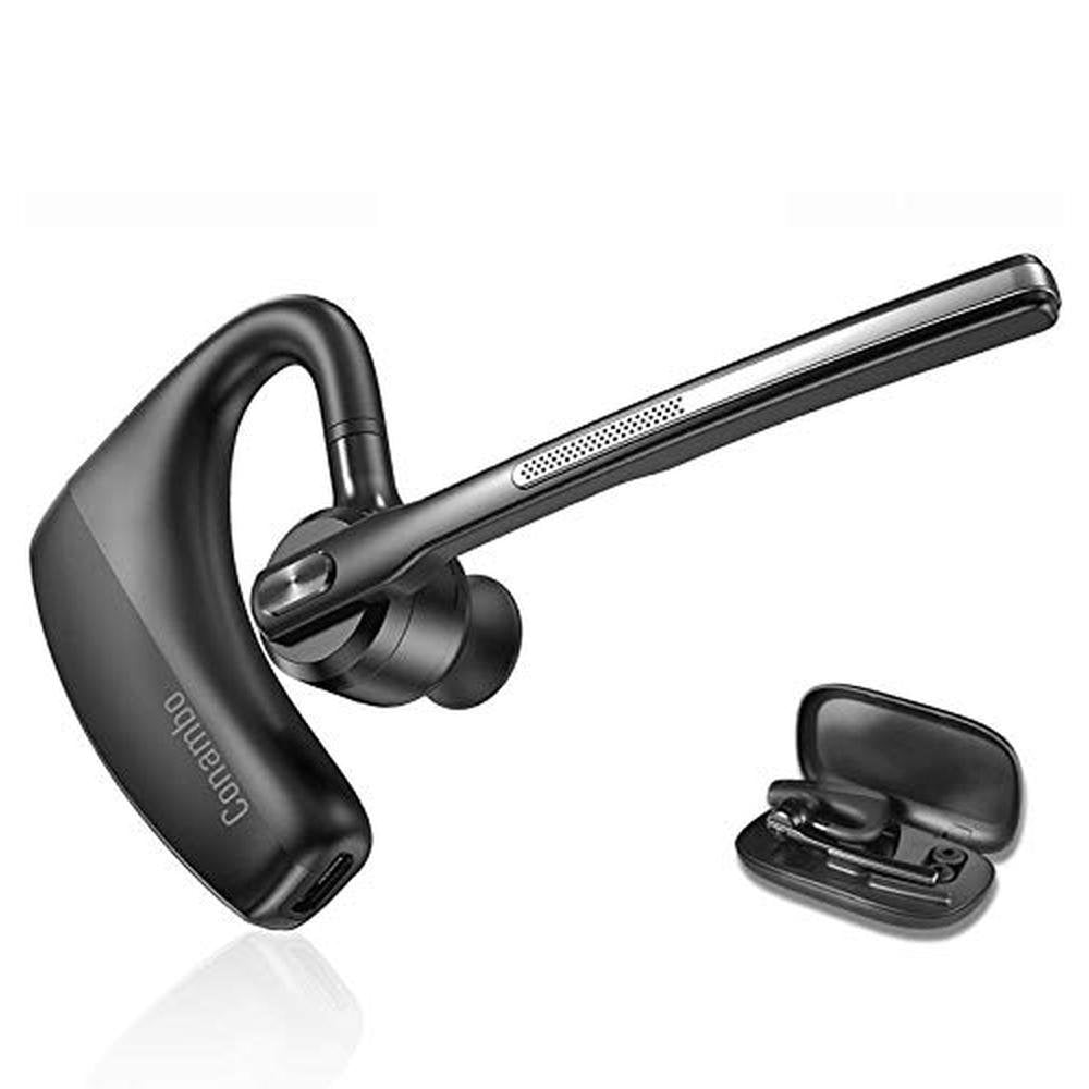 Bluetooth Headset: Conambo 5.2 CVC8.0 Dual Mic Noise – Front View